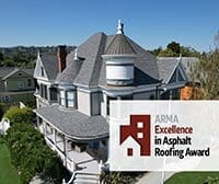 Historic Victorian Shingle Roof Installation Award